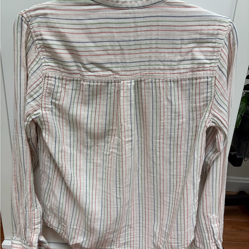 Universal Thread Striped Ripple‑Texture Button‑Down Shirt - Picture 2 of 4